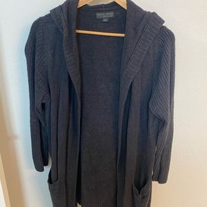 Barefoot Dreams Cardigan - Size L (with hood)